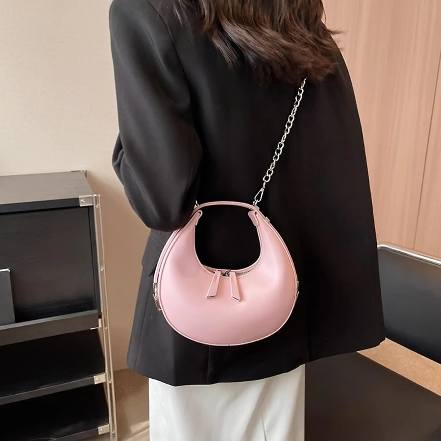 BAG WIZARD Stylish Clutch Purses for Women Hobo Tote Handbag Shoulder Bag with Crossbody Straps