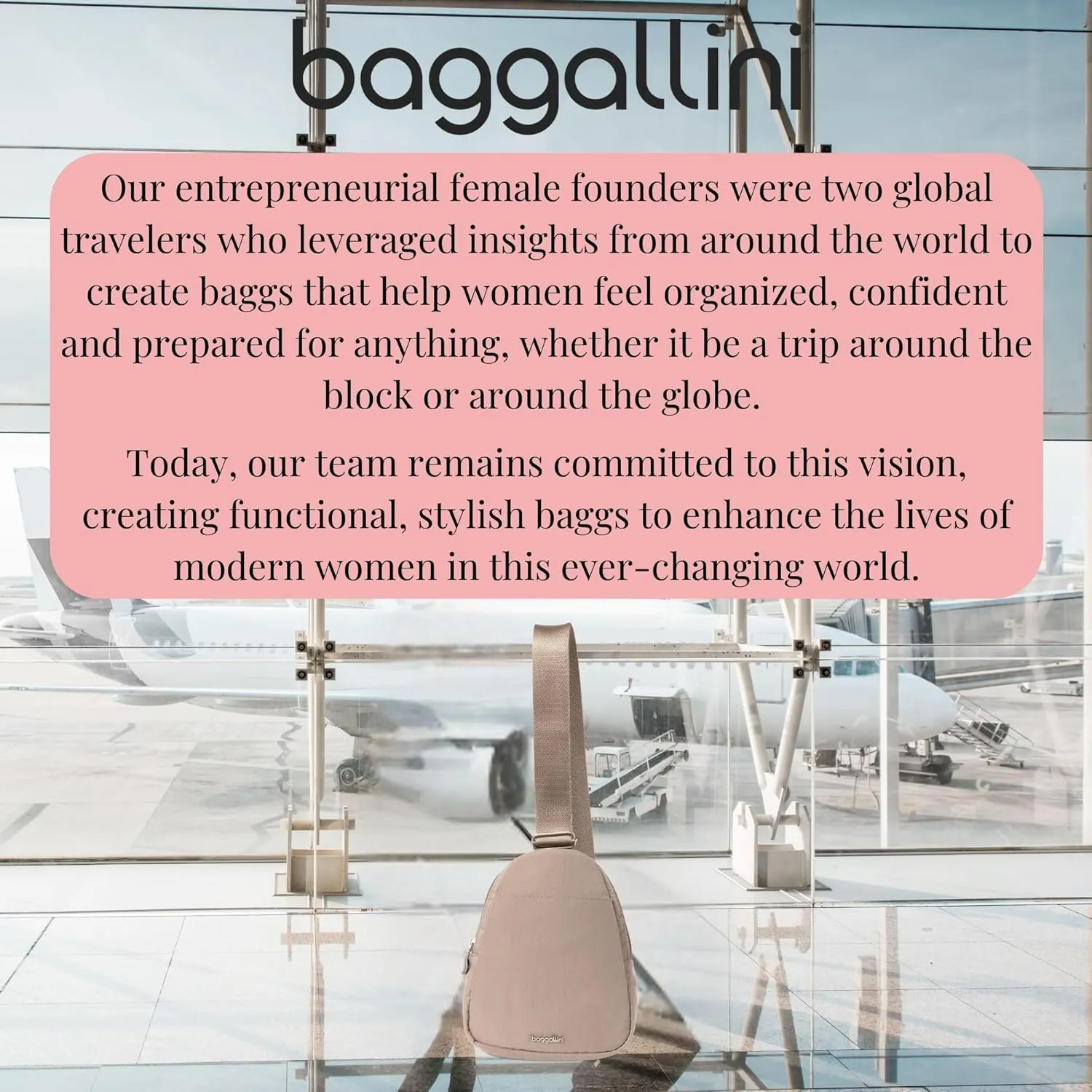 Baggallini Double Zip Mini Sling