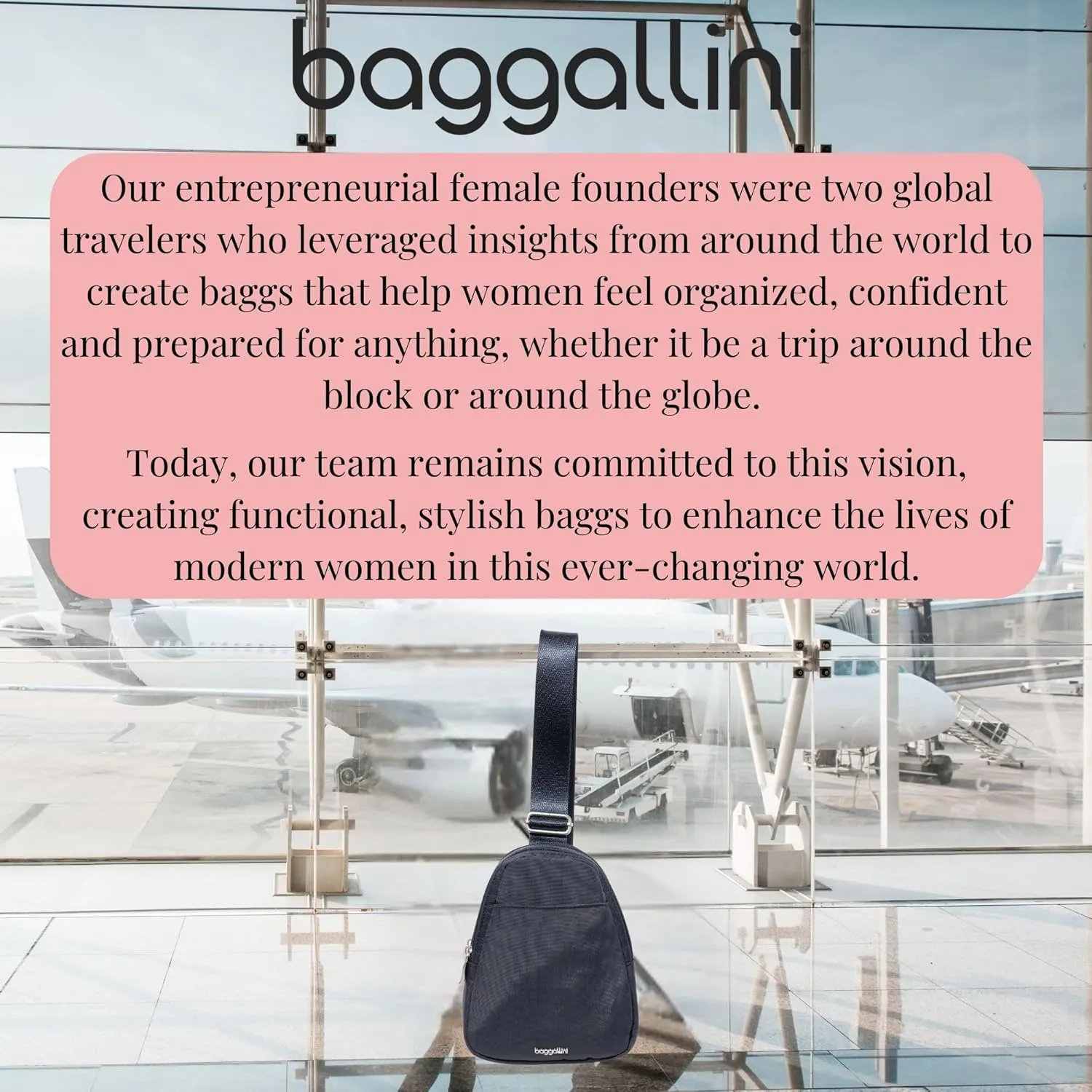 Baggallini Double Zip Mini Sling