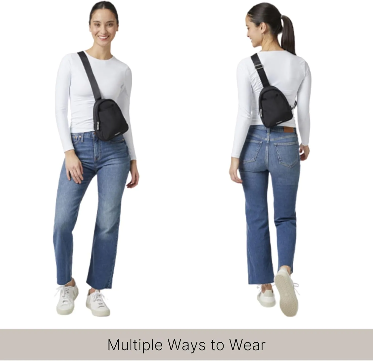 Baggallini Double Zip Mini Sling