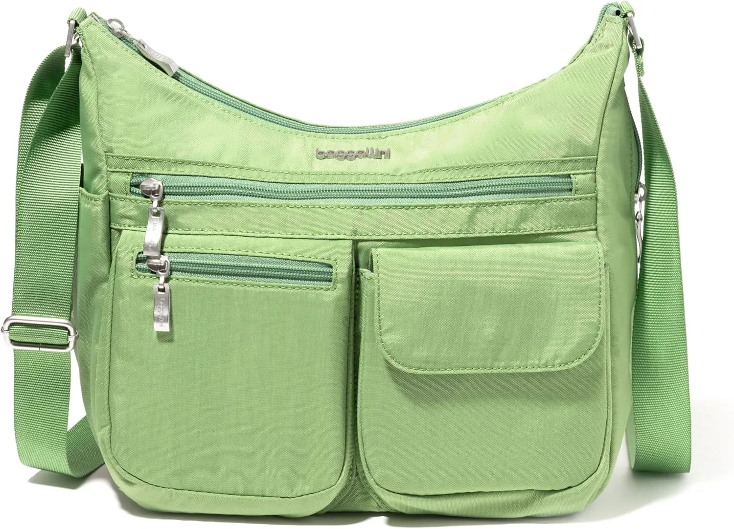 Baggallini Everywhere Bagg Crossbody Women 11x9 Lightweight Nylon Hobo Water-Resistant Travel Bag W/RFID