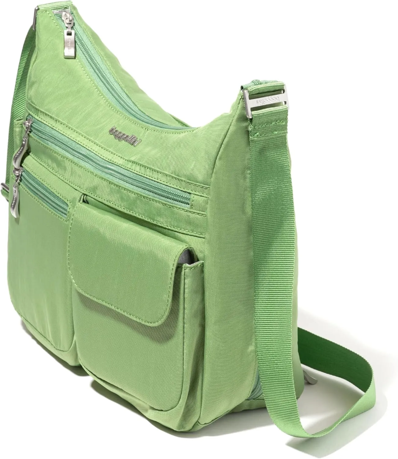 Baggallini Everywhere Bagg Crossbody Women 11x9 Lightweight Nylon Hobo Water-Resistant Travel Bag W/RFID