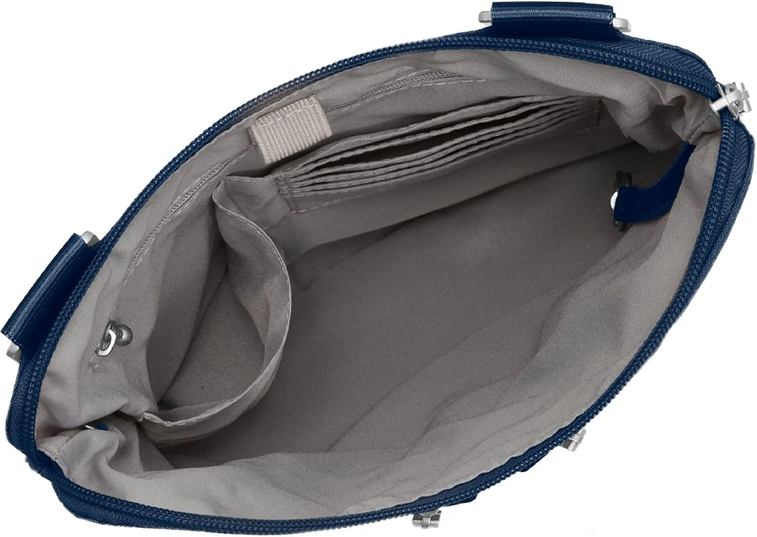 Baggallini Horizon Crossbody Bags for Women 10x10.5 Lightweight Water-Resistant Nylon RFID Purse Handbag w/Wristlet Included