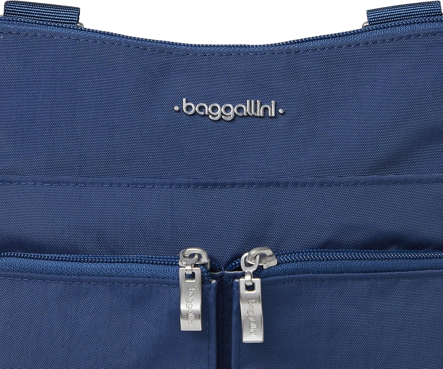 Baggallini Horizon Crossbody Bags for Women 10x10.5 Lightweight Water-Resistant Nylon RFID Purse Handbag w/Wristlet Included