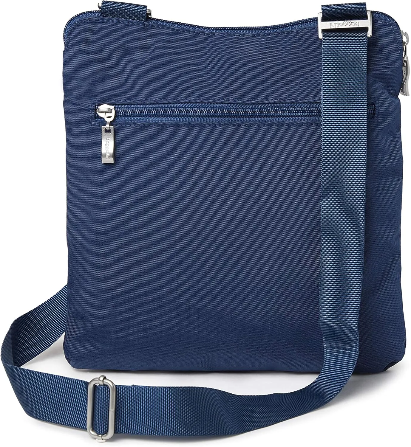 Baggallini Horizon Crossbody Bags for Women 10x10.5 Lightweight Water-Resistant Nylon RFID Purse Handbag w/Wristlet Included