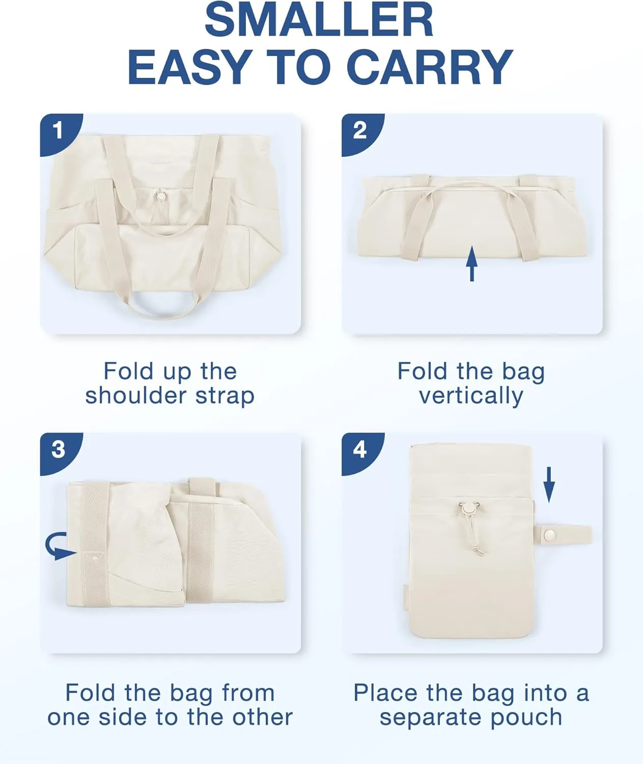 BAGSMART Tote Bag for Women, Tote Shoulder Bag with Laptop Compartment and Zipper Handbag for Travel, Work