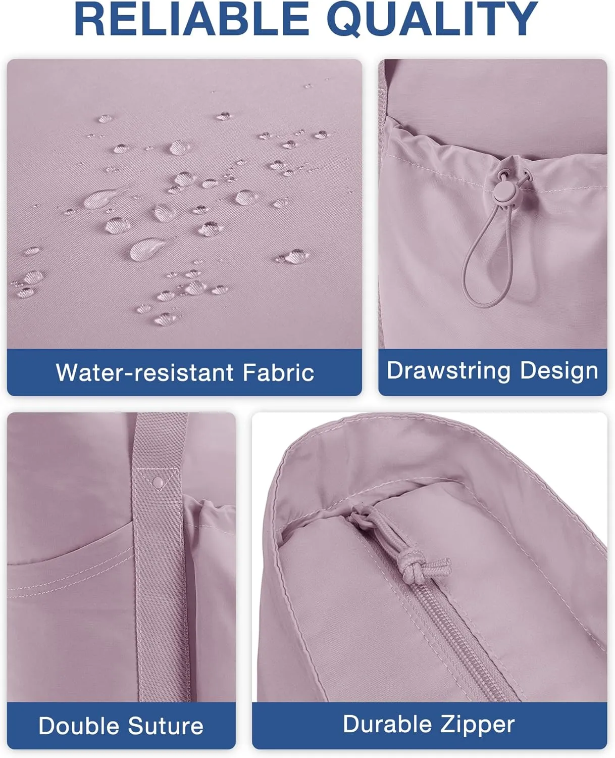 BAGSMART Tote Bag for Women, Tote Shoulder Bag with Laptop Compartment and Zipper Handbag for Travel, Work