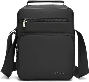 BAIGIO Small Crossbody Bag for Men Shoulder Bag Man Purse Men Small Messenger Bag Shoulder Bags Casual Business