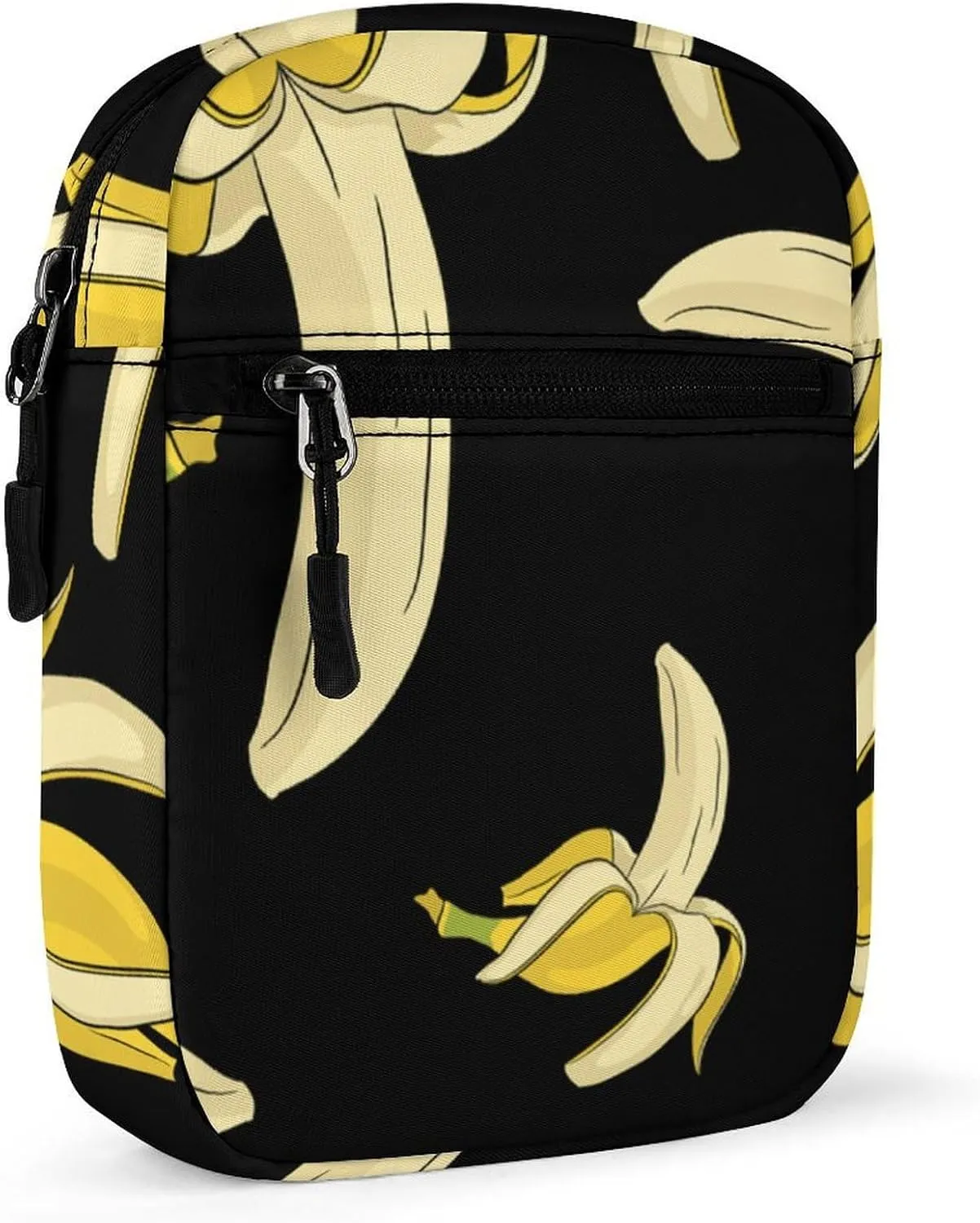 Banana Fruit Interesting Pattern Crossbody Bag Small Shoulder Bag Waterproof, Lightweight And Convenient