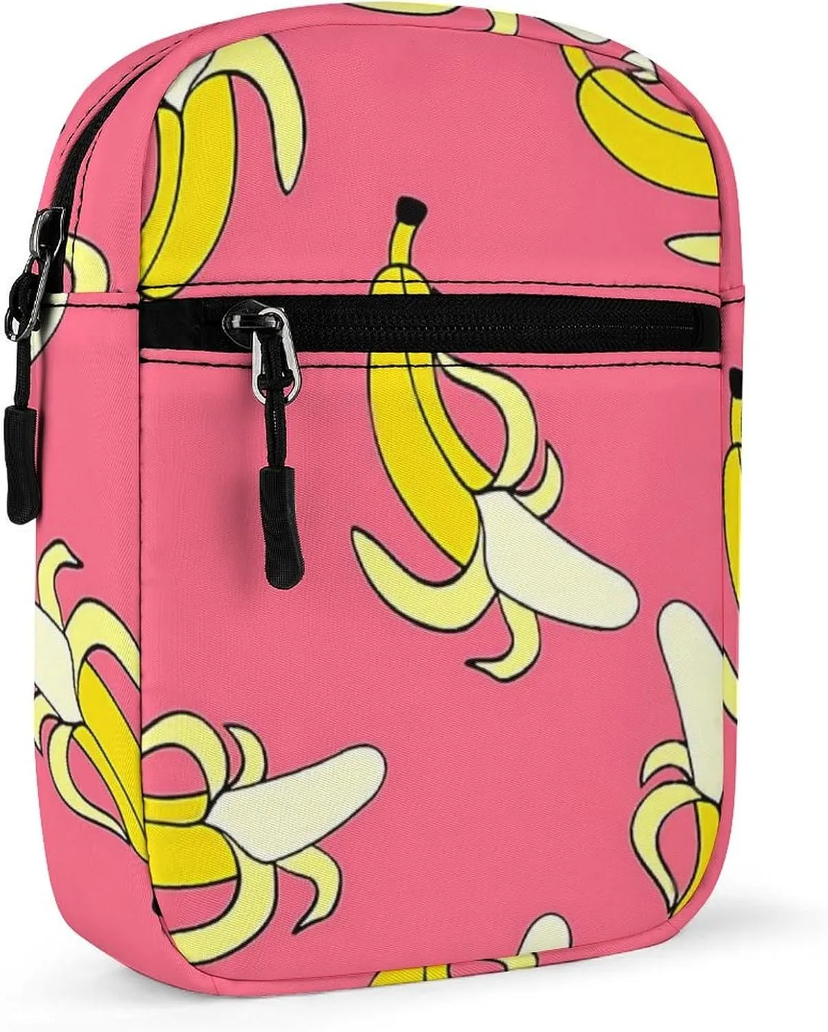Banana Pattern Crossbody Bag Small Shoulder Bag Waterproof, Lightweight And Convenient