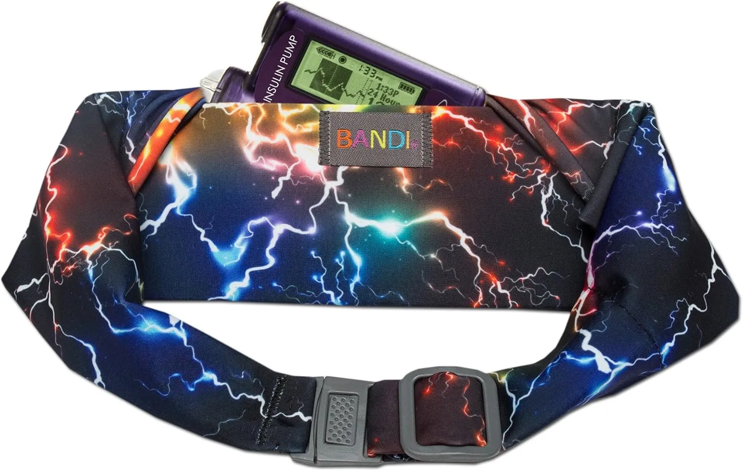 BANDI KIDS Pocket belt for Medical, Sports, Play Comfortable fit Adjustable waist pack, Made In USA
