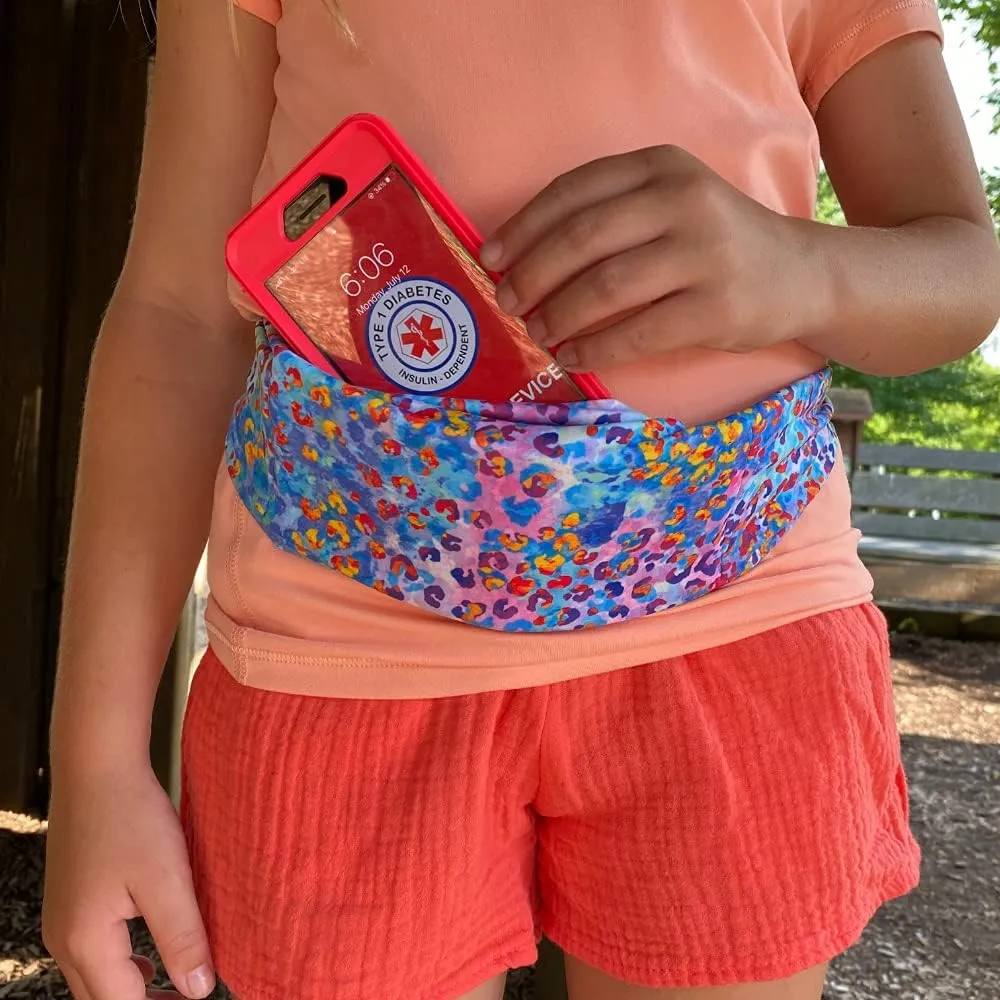 BANDI KIDS Pocket belt for Medical, Sports, Play Comfortable fit Adjustable waist pack, Made In USA