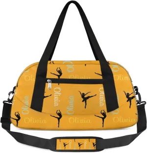 Bardic Custom Dance Bag Kids Duffel Overnight Cheerleader Bag for Girls Boys Personalized Cheer Bag Travel Duffel Bag Customized Gym Bag Kids Gifts -Colorful Names Dance