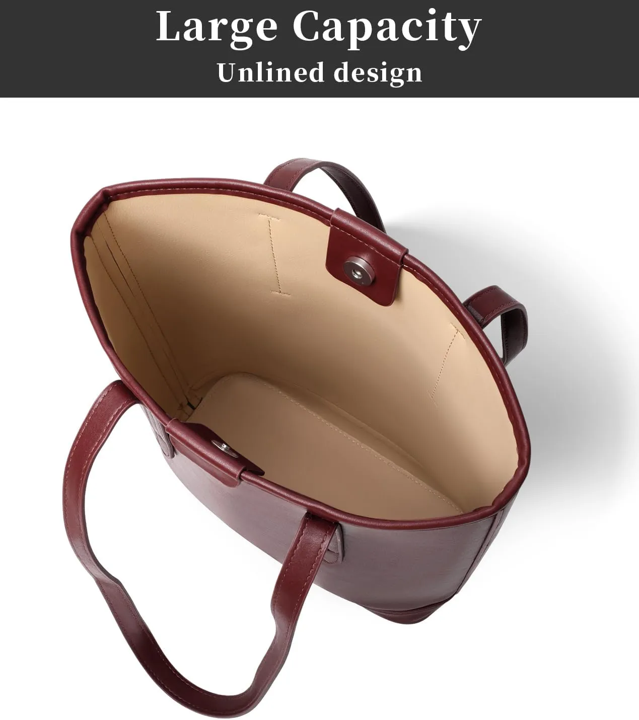Barsine Tote Bags for Women Vegan Leather Shoulder Purse Top Handle Handbag with Clutch Purse
