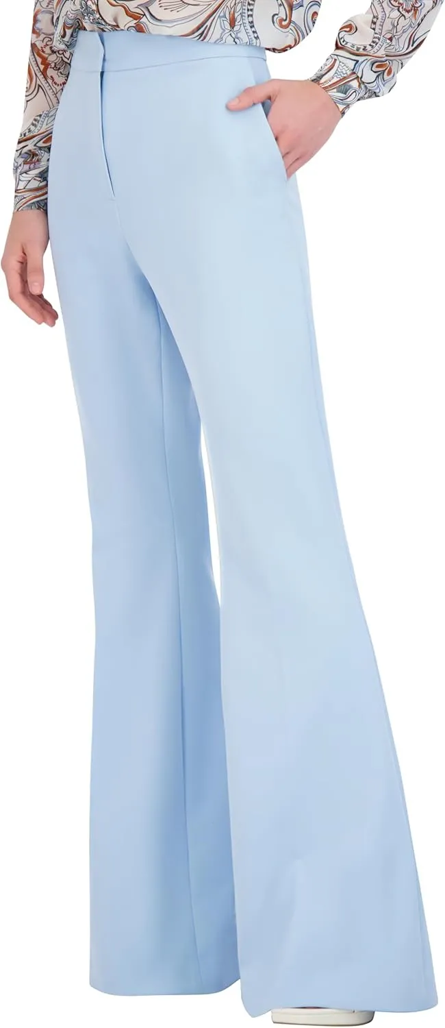 BCBGMAXAZRIA Women's Woven Flare Pants