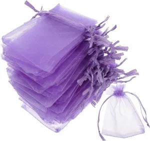 BESPORTBLE 50pcs Reusable Drawstring Bags Bulk Small Organza Candy Pouches Favor Bags