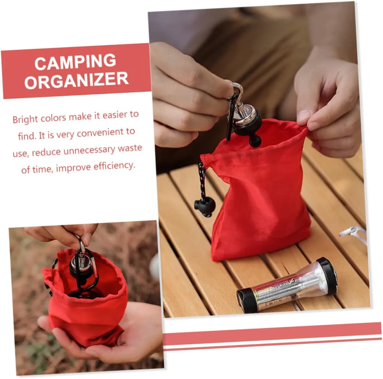 BESPORTBLE Camping Draw Bag Aging Bags Storage Bag Age Bags Rings ing Bag Draw Pouch Present Bag Small Grocery Bag