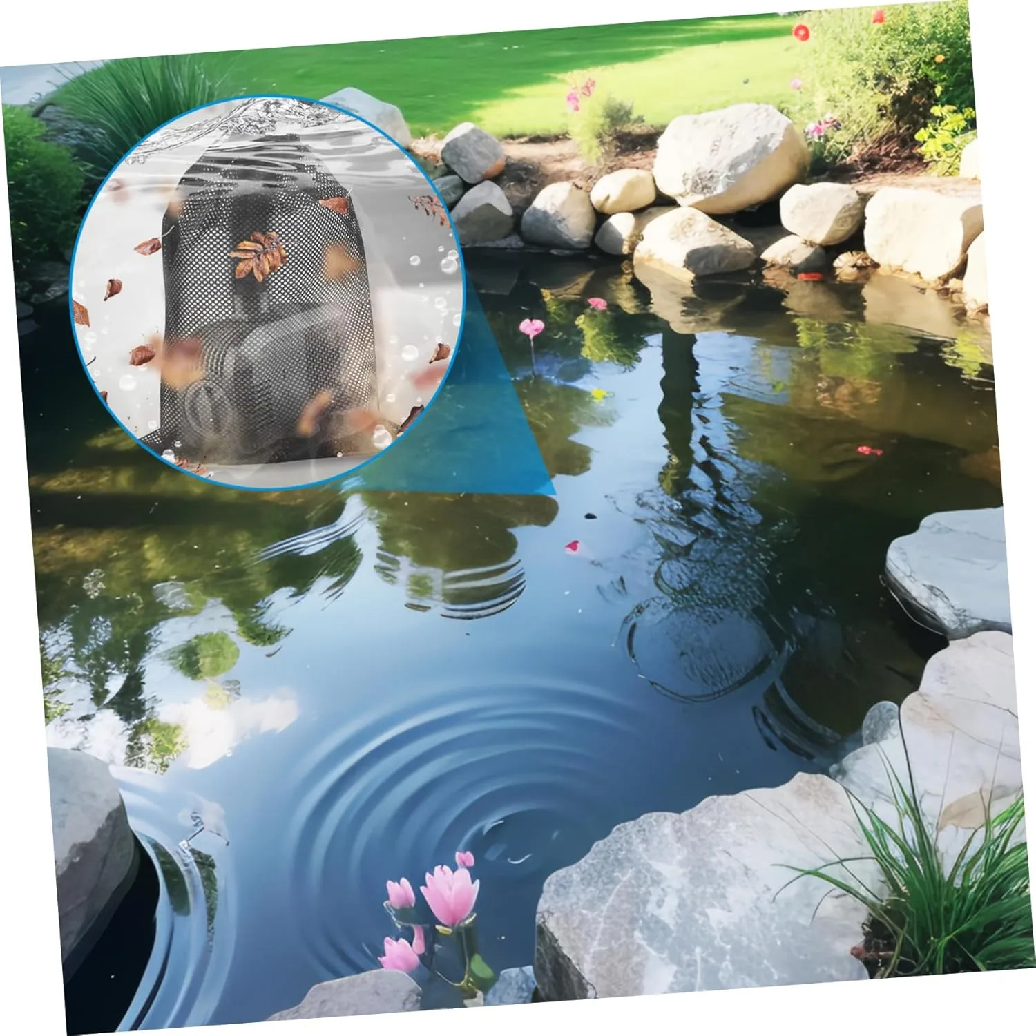 BESPORTBLE Sets Sports Equipment Bag Mesh Storage Sacks Drawstring Closure for Laundry Pool Pump Pond Pump Mesh Pouches for Airflow Pcs