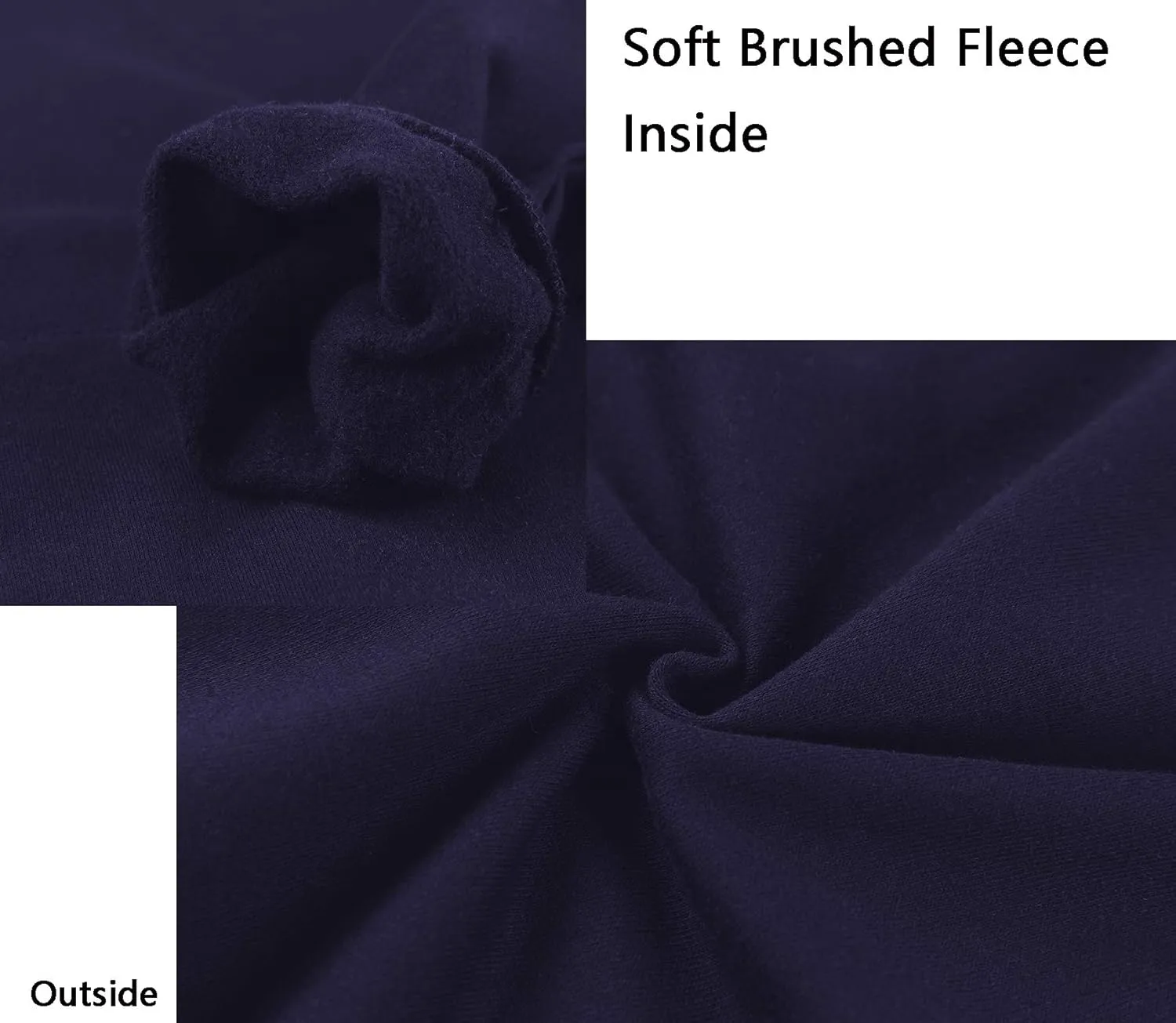 BETTERCHIC Women's Hooded Sweatshirt Casual Soft Brushed Fleece Hoody Drop Shoulder Full Zip Up Hoodie Size S-2XL