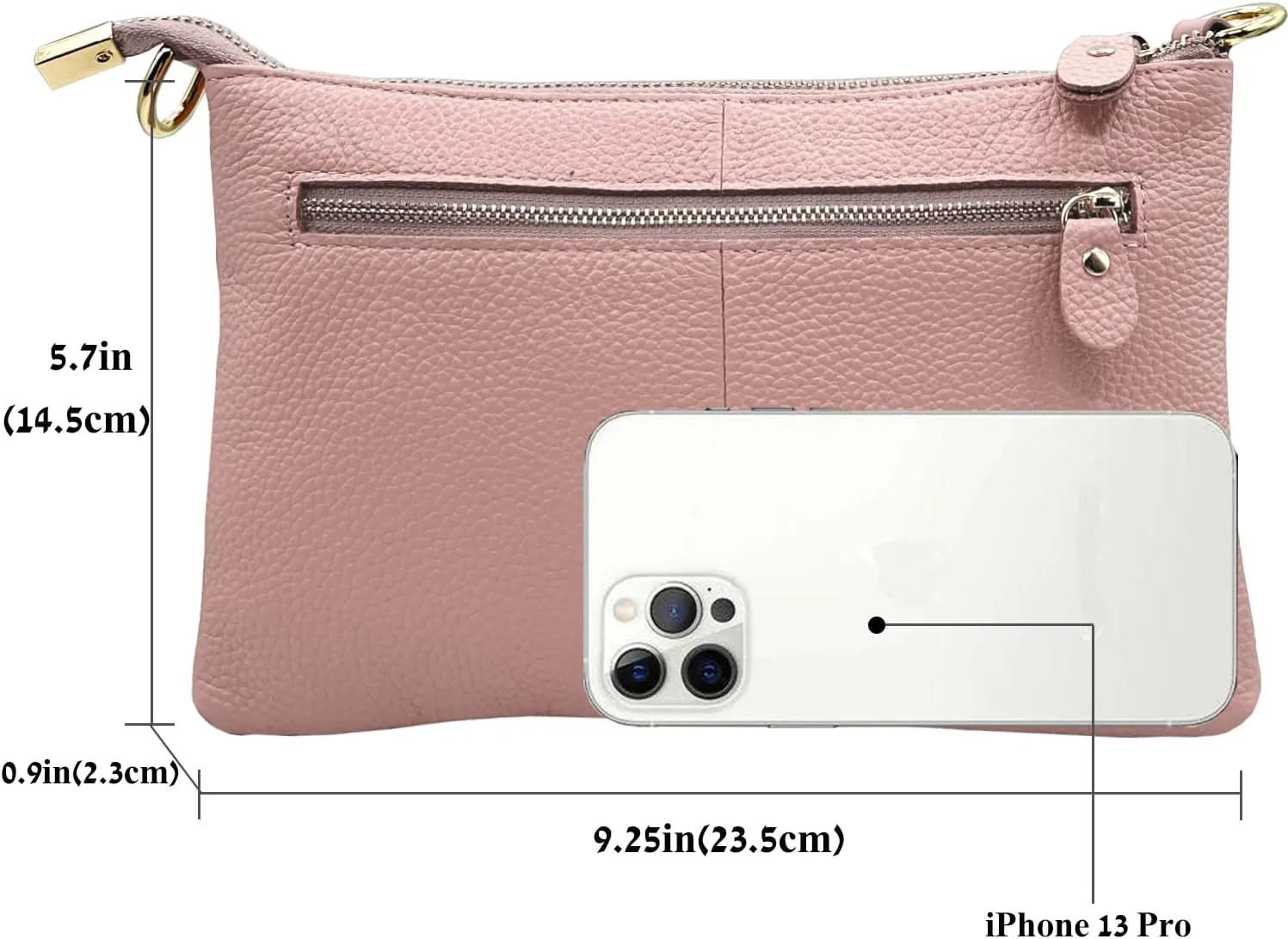 Beurlike Leather Wristlet Wallet Clutch Purses For Women Small Crossbody Phone Bags