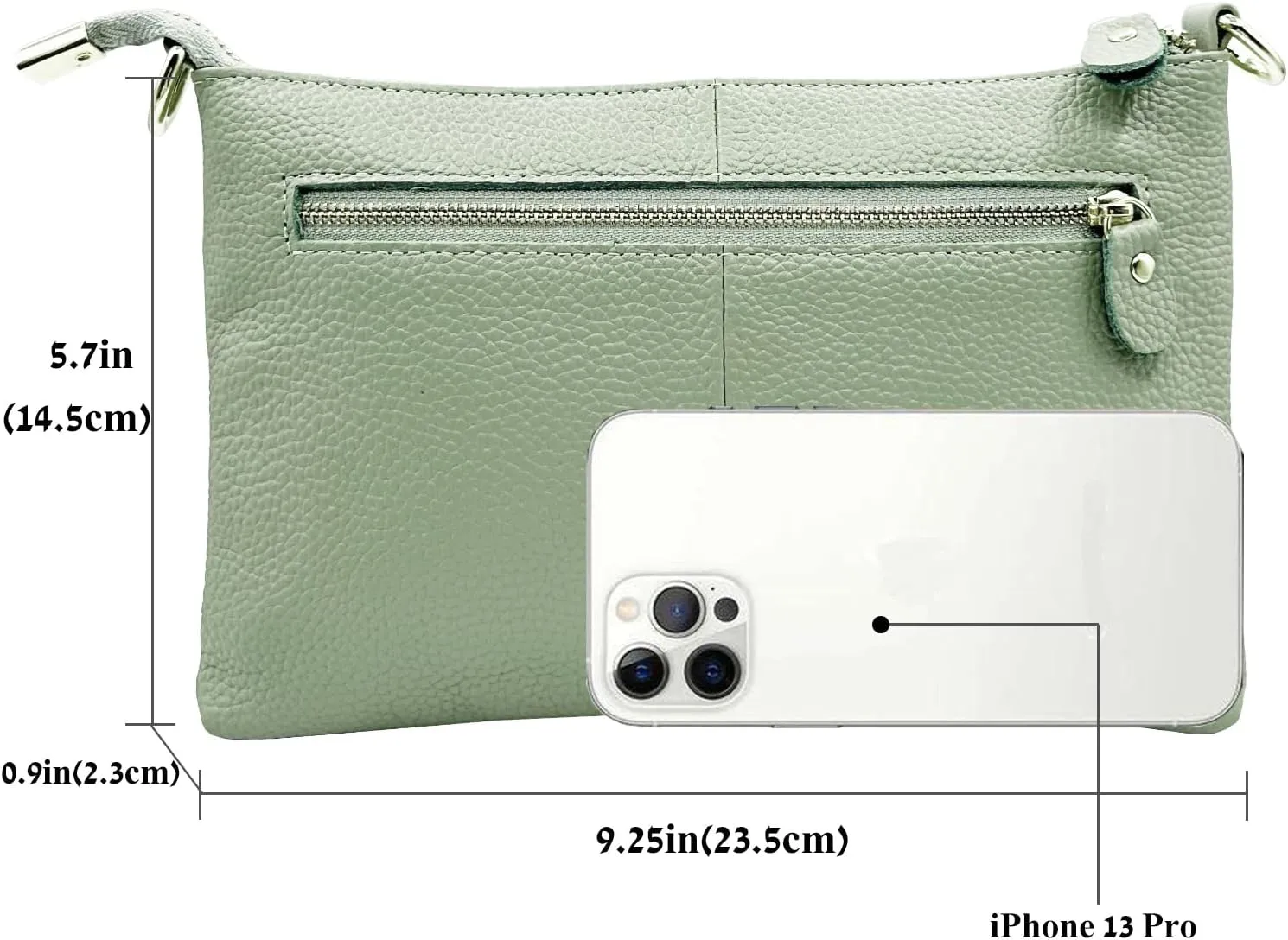 Beurlike Leather Wristlet Wallet Clutch Purses For Women Small Crossbody Phone Bags