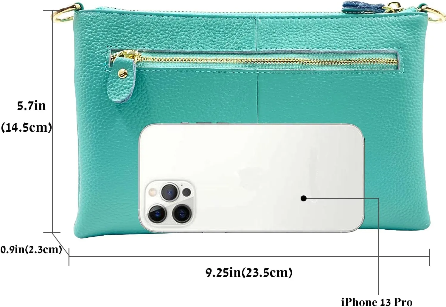 Beurlike Leather Wristlet Wallet Clutch Purses For Women Small Crossbody Phone Bags