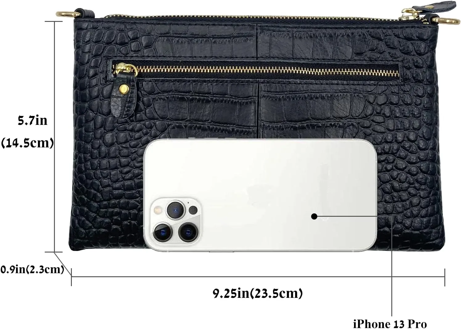 Beurlike Leather Wristlet Wallet Clutch Purses For Women Small Crossbody Phone Bags