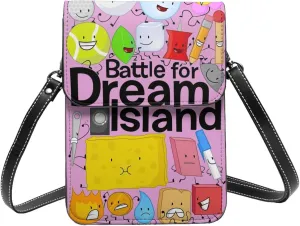 Bfdi-Battle for Dream Island Cell Phone Purse Crossbody Bag for Outdoor Travel Sports Camping Hiking Shoulder Bags