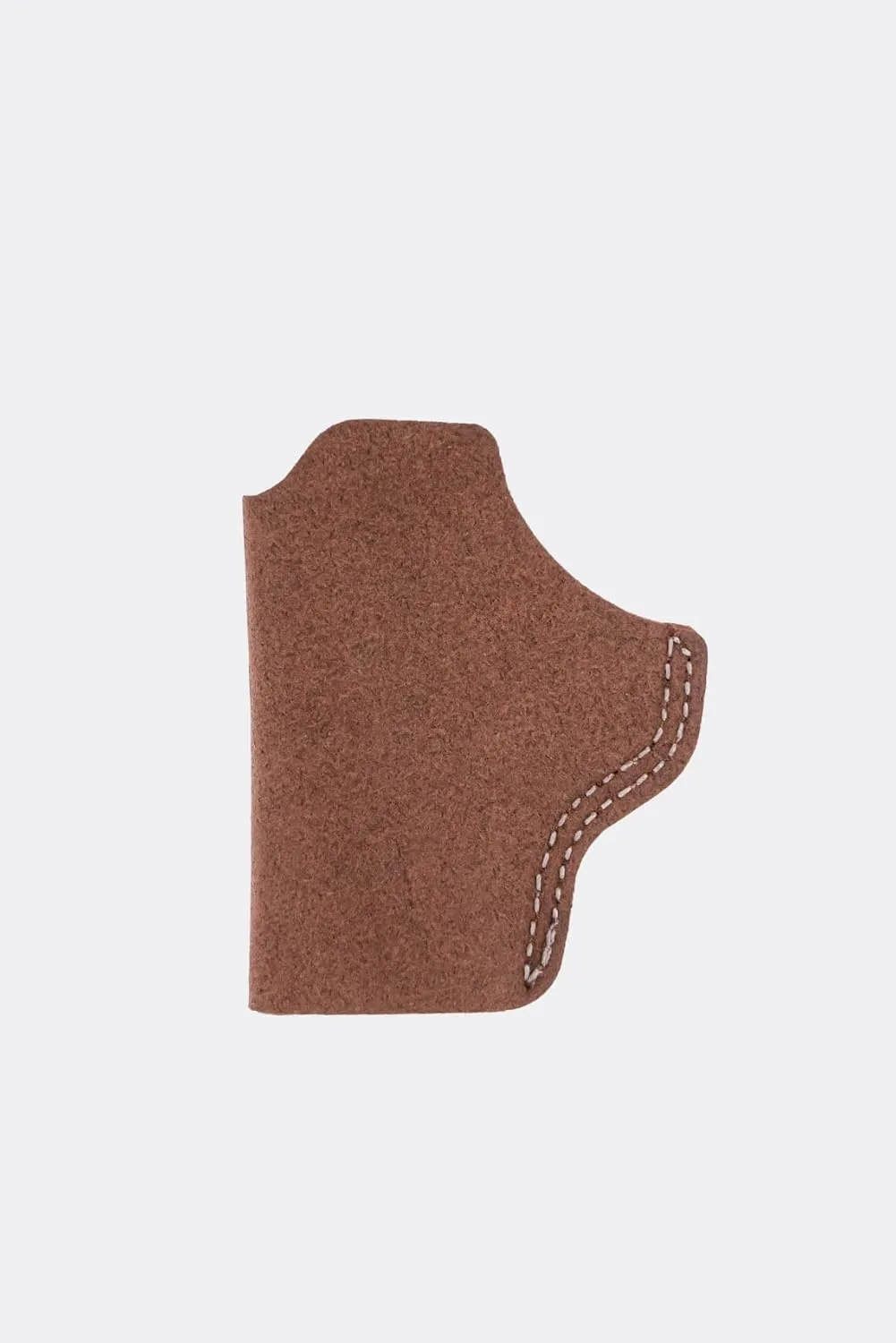 Bianchi 6 Inside Waistband Holster, Rust Brown, Suede Leather