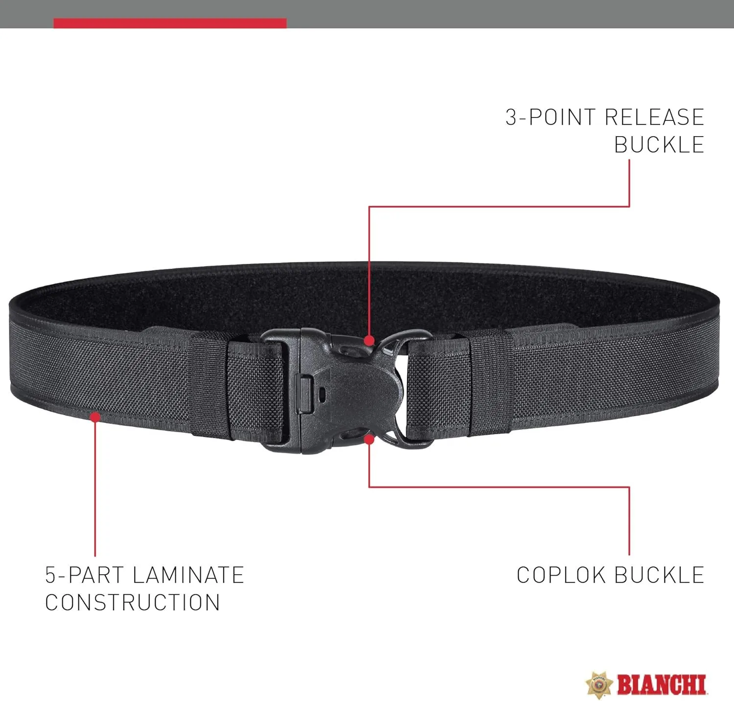 Bianchi 7210 Duty Belt with CopLok Buckle