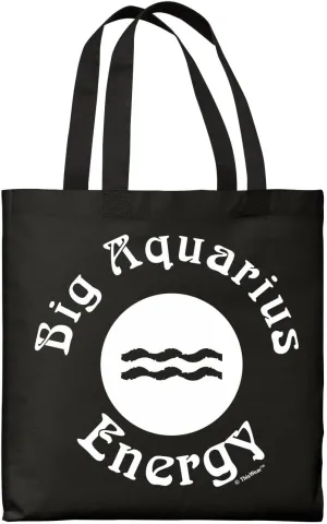 Big Zodiac Energy Choose Your Zodiac Sign Small Canvas Tote Bag