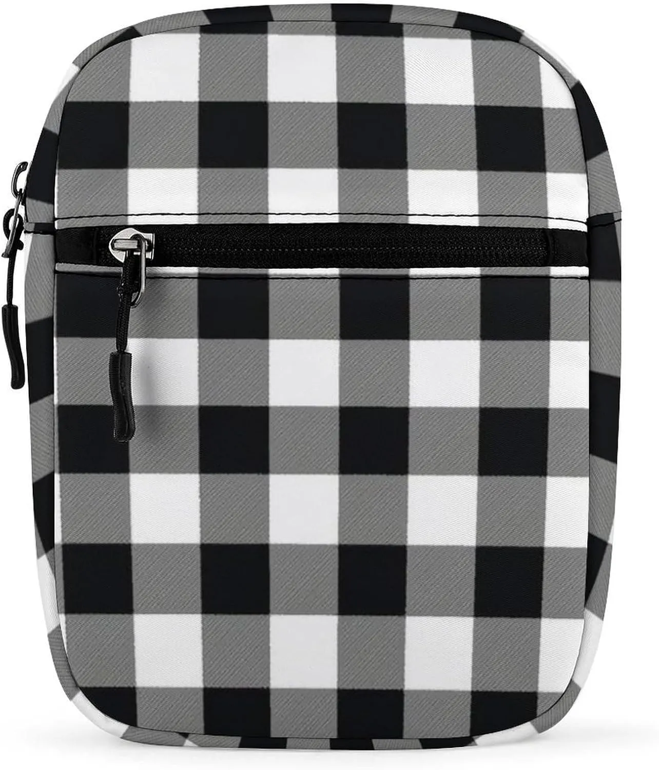 Black White Buffalo Detachable Shoulder Strap Small Shoulder Bag Unisex