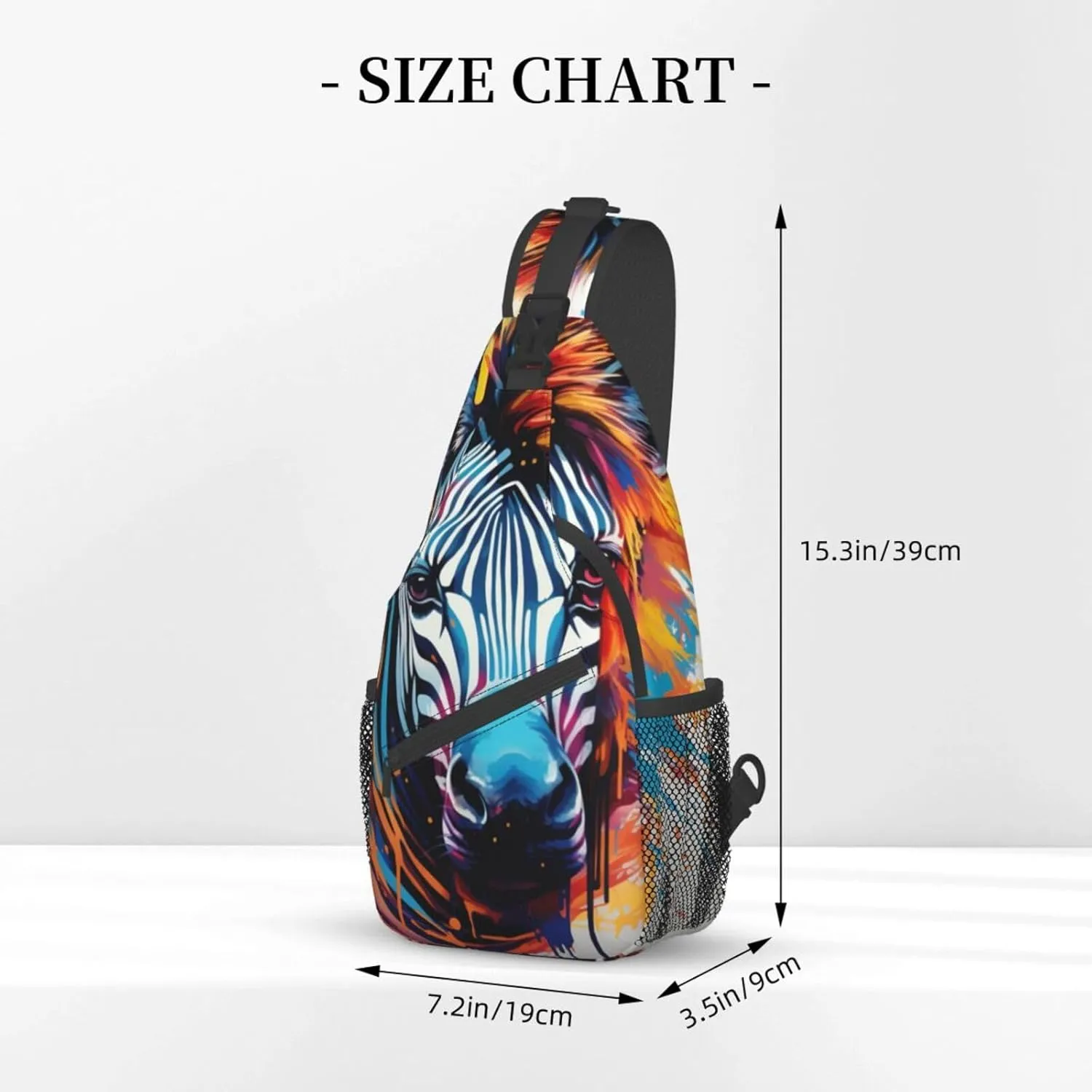 Blue Christmas Snowman Crossbody Bag Chest Shoulder Bag Small Casual Backpack Suitable For Women Men Hiking