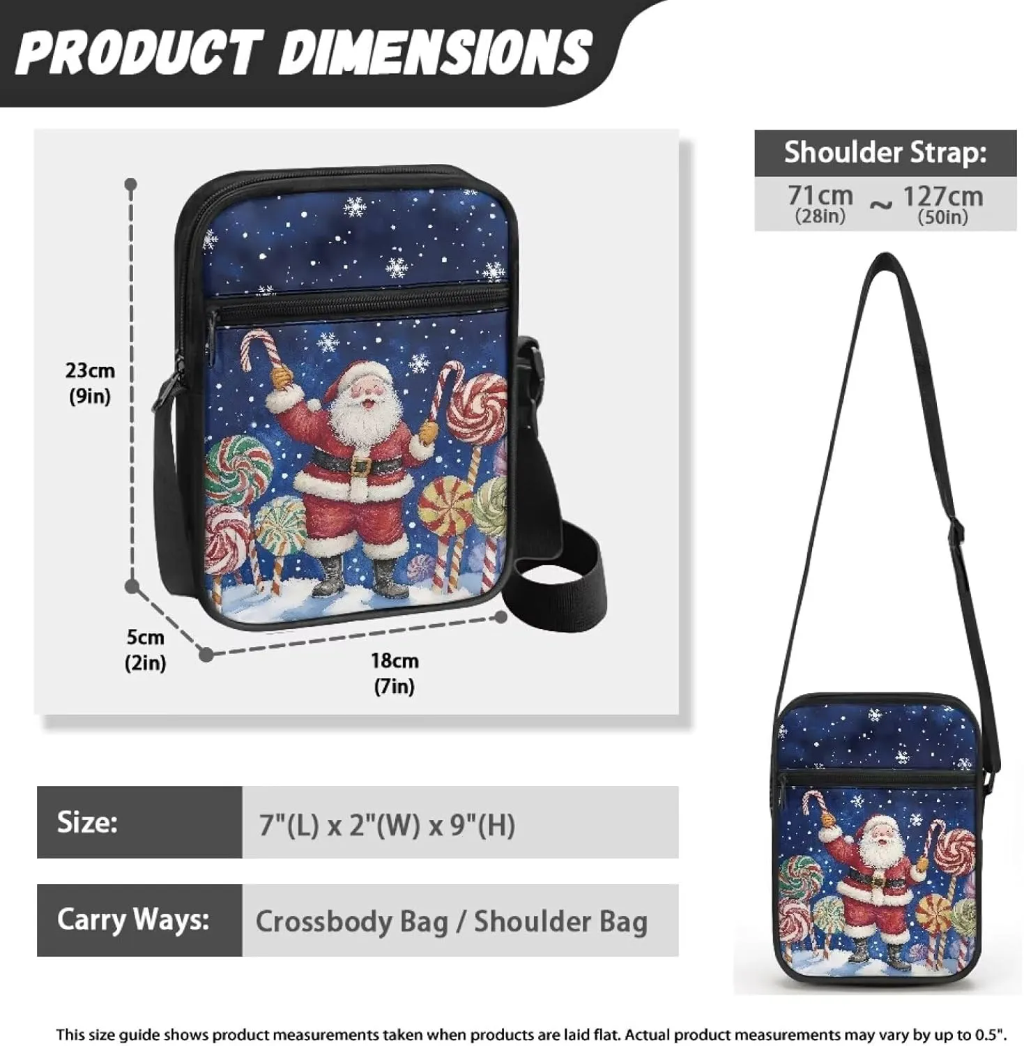 Boatee Small Messenger Bag for Women Casual Multi-Purpose Crossbody Handbag