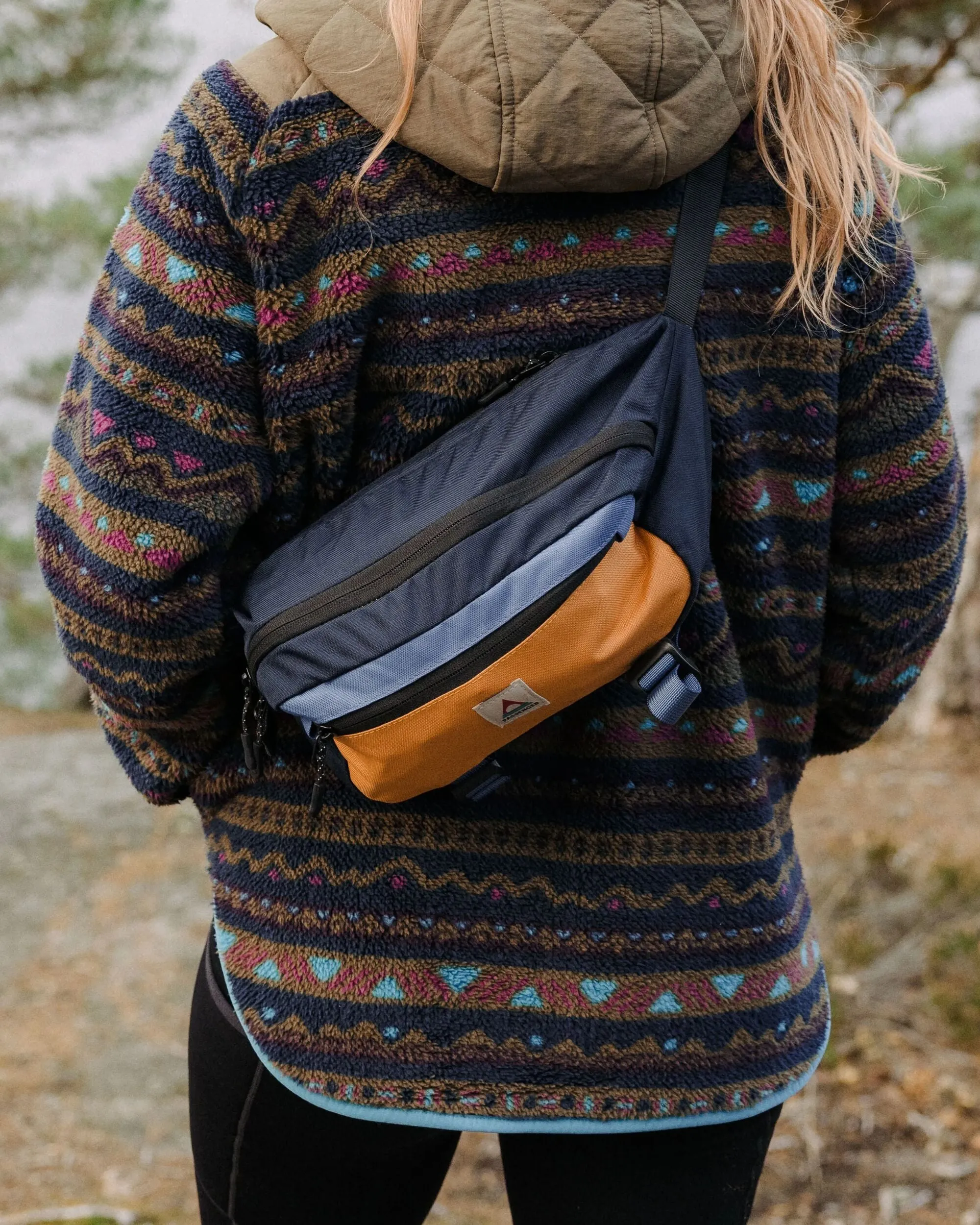 Boondocker Recycled Hip Pack - Honey/Dark Denim/Rich Navy