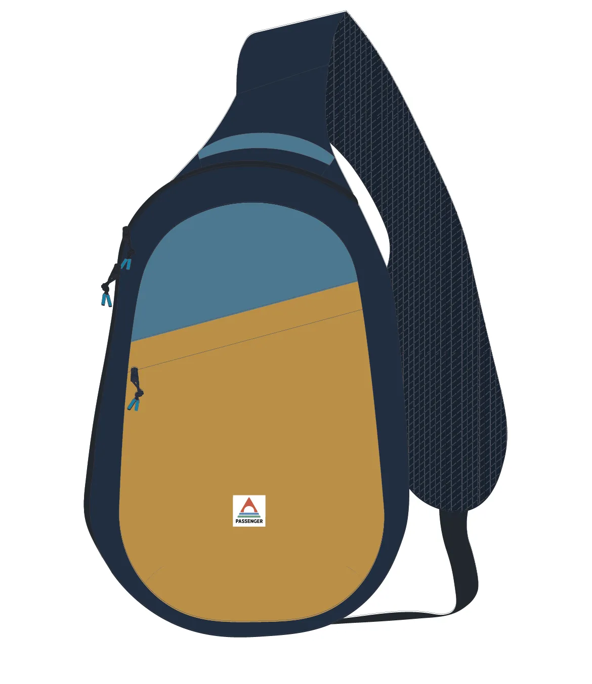 Boondocker Recycled Sling 8L - Honey/Dark Denim/Rich Navy