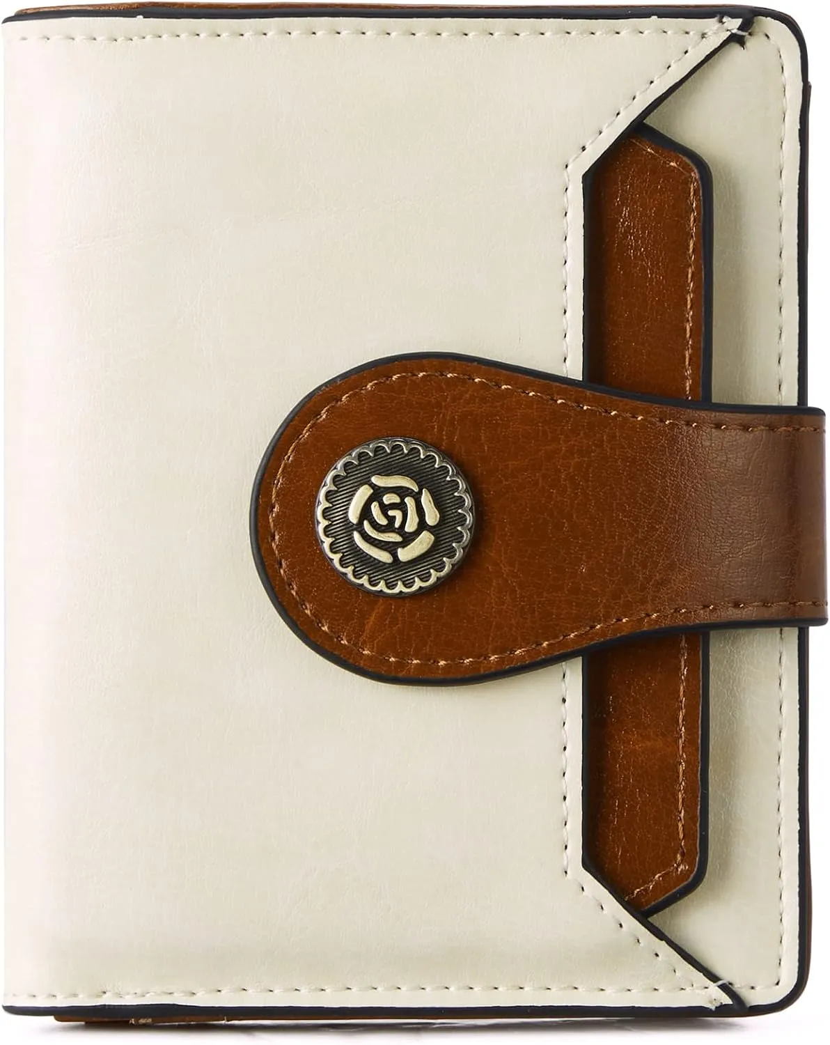 BOSTANTEN Leather Wallets for Women RFID Blocking Zipper Pocket Small Bifold Wallet Card Case