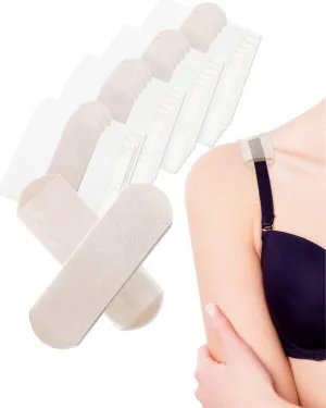Bra Strap Cushion - Disposable Shoulder Pad Covers for Women to Relieve Pain from Tight Bras | Sweat Absorbing and Breathable Design (Nude 20Pack)