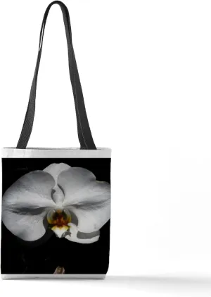 CafePress White Orchid 13"x13" Reusable Grocery Shopping Sling Tote Bag