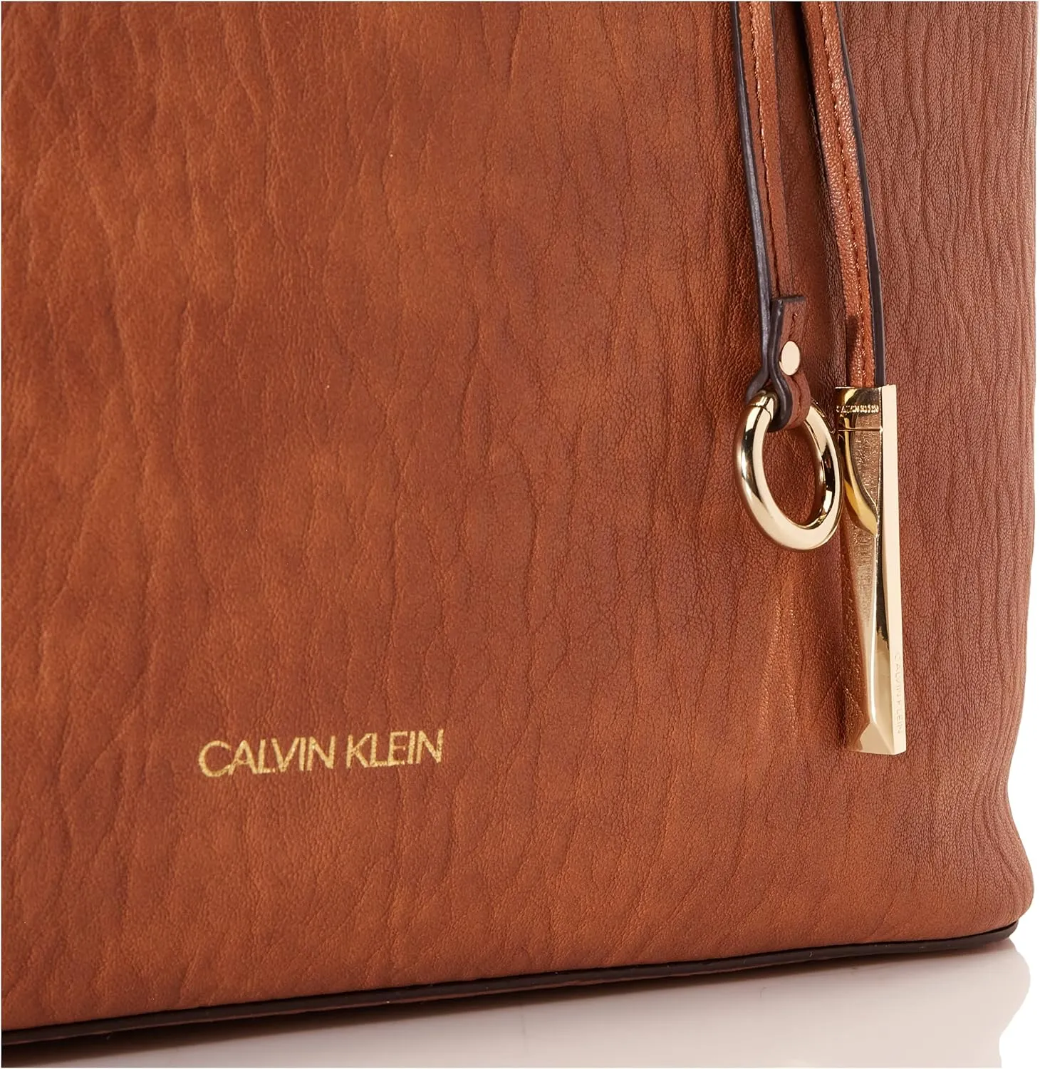Calvin Klein Gabrianna Bubble Lamb North/South Key Item Tote