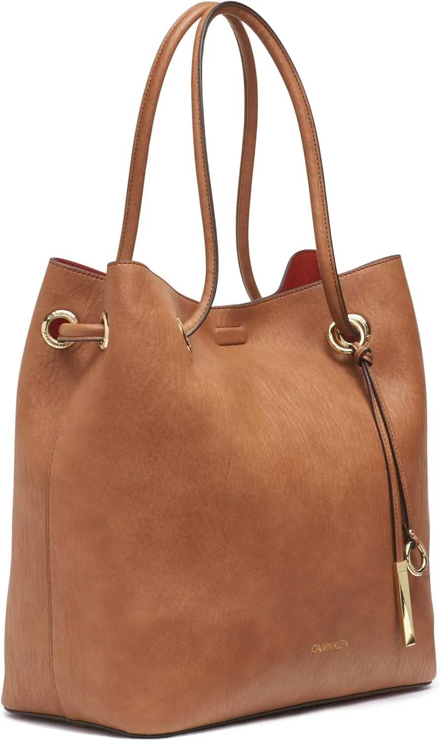 Calvin Klein Gabrianna Bubble Lamb North/South Key Item Tote