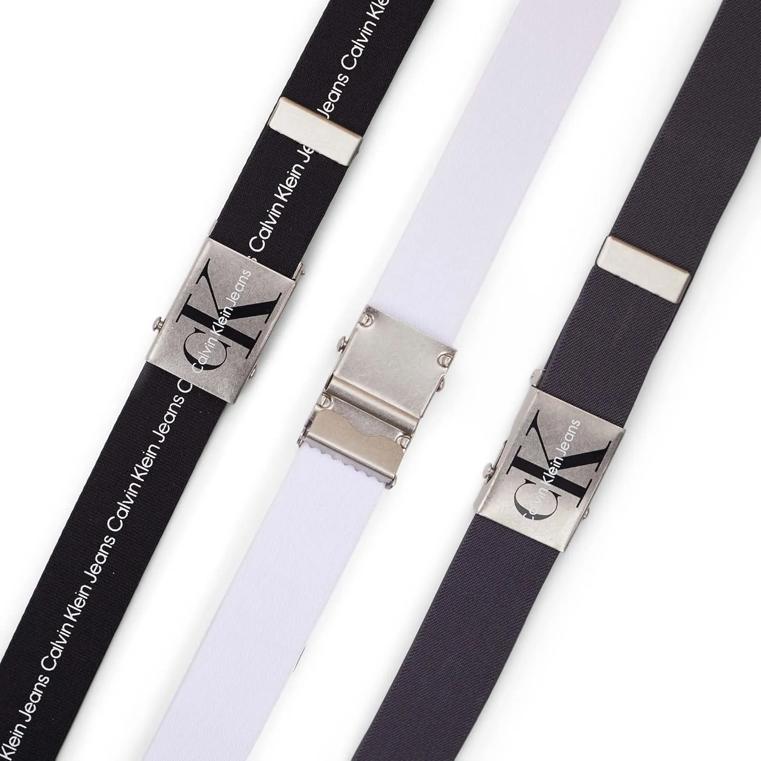 Calvin Klein Men's 38mm Web Belt with Logo