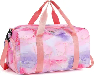 CAMTOP Duffel Overnight Bag Girls Women Dance Sport Gym Travel Tote Weekender Carry-On Bag(Tie Dye)