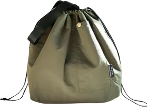Canvas Drawstring Lunch Bag Insulated Lunch Tote Japanese Style Bento Tote Bag Reusable Lunch Bag with Handle and Drawstring