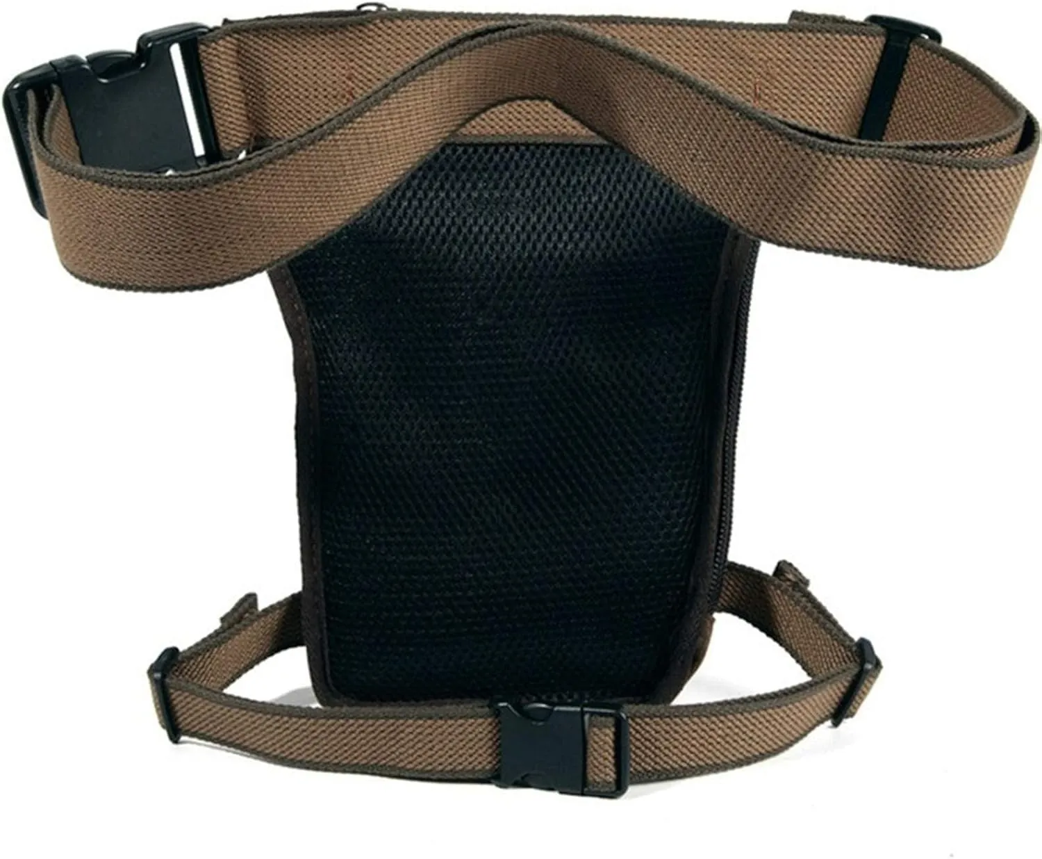 Canvas Drop Leg Bag Outdoor Waist Pack for Men Women Tactical Military Motorcycle Bike Cycling Multi-Pocket Waist Fanny Pouch Travel Hiking Climbing Thigh Bag Pocket