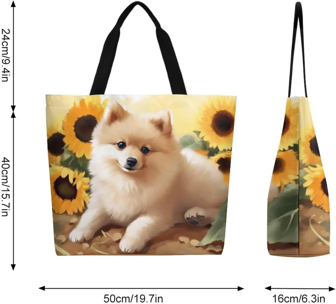 Canvas Tote Bag Large Women Casual Shoulder Bag Handbag Reusable Beach Shopping Grocery Bag For Outdoors