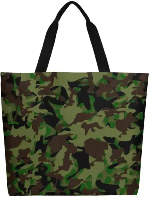 Canvas Tote Bag Large Women Casual Shoulder Bag Handbag Reusable Beach Shopping Grocery Bag For Outdoors