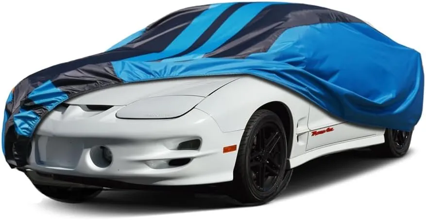 Car Cover Waterproof Custom Fit Pontiac Firebird（1982-2002）, Full Exterior Cover for Automobiles Lightweight Resistant Outdoor Sun UV Rain Dust Snow Wind Protection.