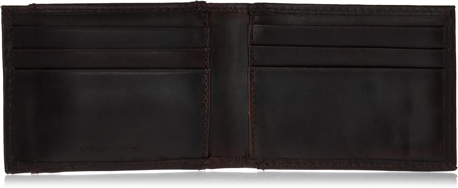 Carhartt Men's Durable Oil Tan Leather Wallets, Available in Multiple Styles