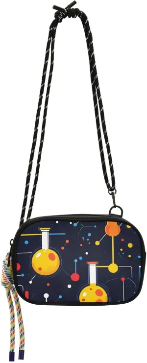 Cartoon Experimental Black Small Crossbody Purse Women Fashion with Adjustable Strap Purses Go shopping bolsos pequenos para mujer
